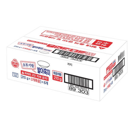 오뚜기 오뚜기밥 발아흑미210g x 18개 코스트코