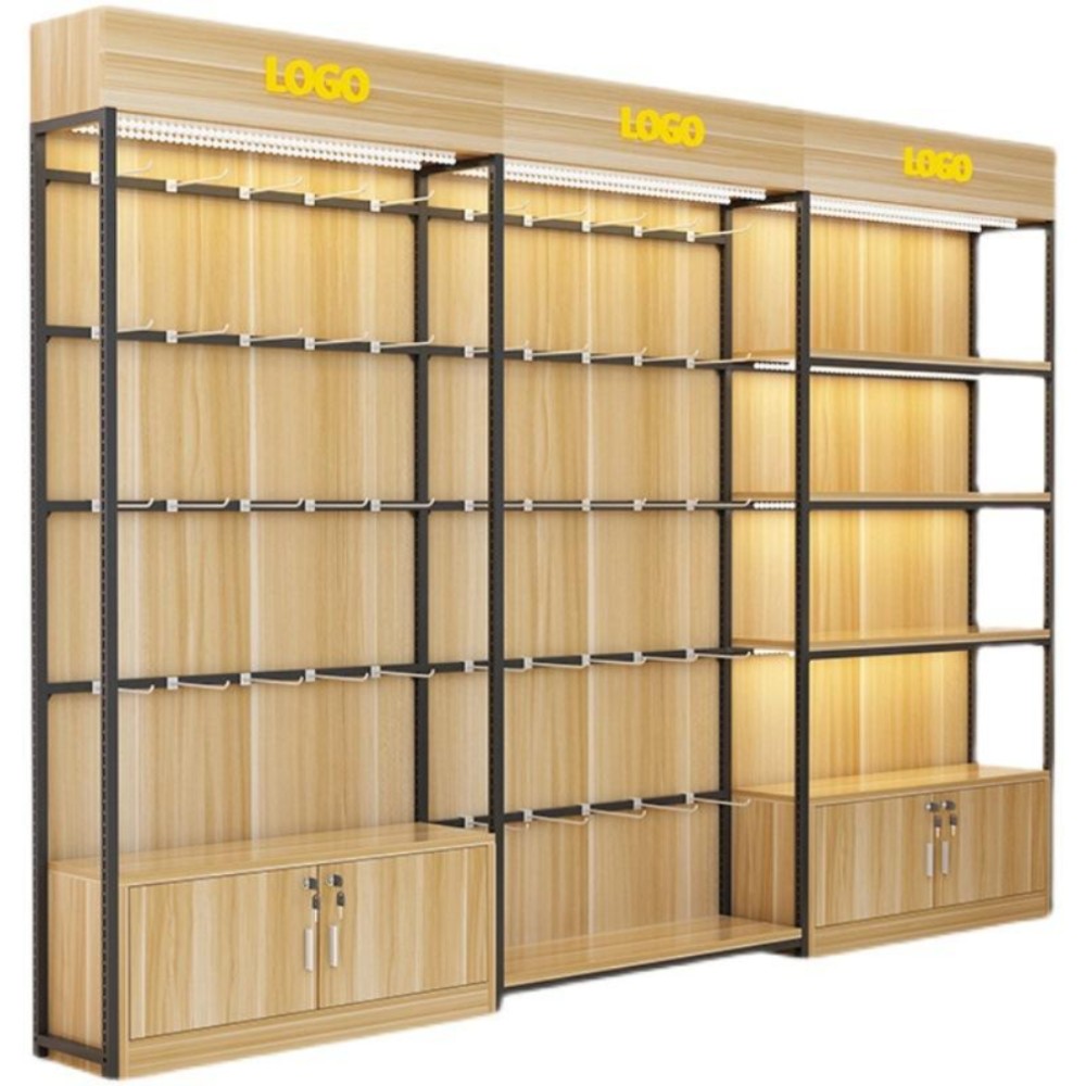 매장 진열 다용도 화장품 아기용품 소품 업그레이드 120x30x215 캐비닛 포함 - 상품 이미지