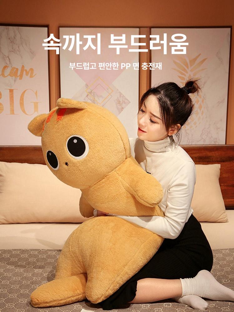 블랙 검은고양이인형 고양이인형 바디필로우 고양이 대형 고급형 내구성 강화 튼튼한 - 상세 이미지 5