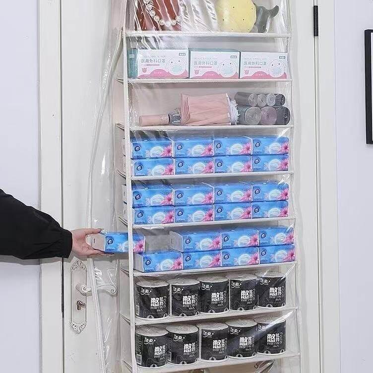 문뒤 벽걸이정리함 인형 문걸이 투명 진열장 대형 보관 정리대 수납장 - 상품 이미지