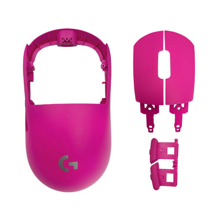 로지텍 지슈라2 미니 마우스 쉘 g pro x superlight 2c 하우징 순정피트포함