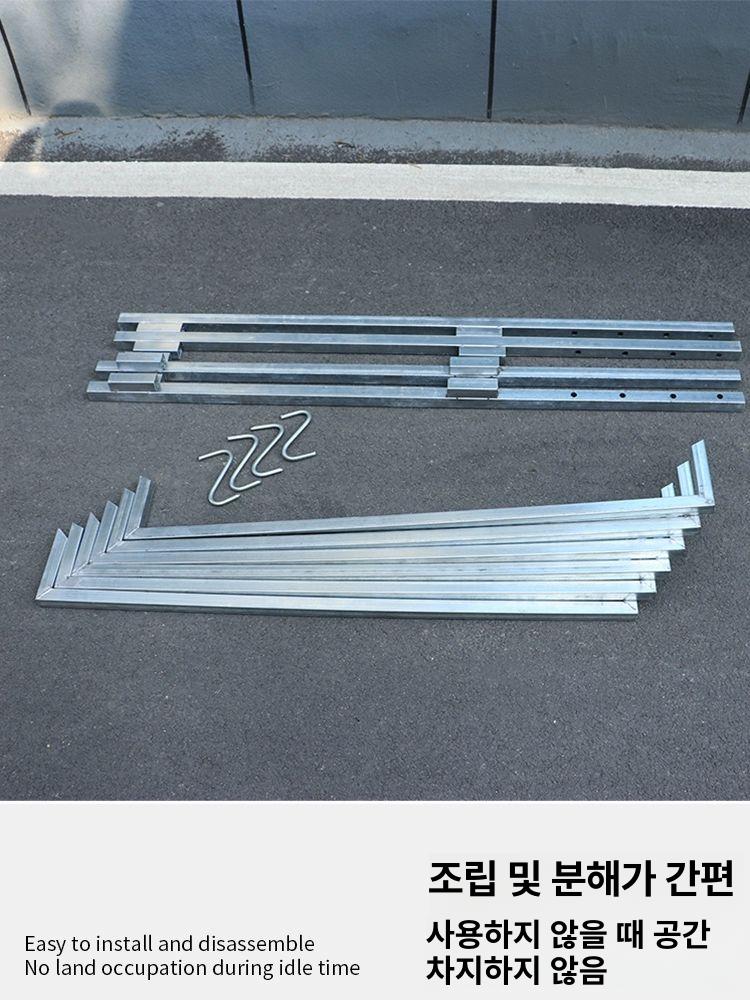 톤백 거치대 작업 보조대 대용량 수거대 분리수거함 지지대 공사장 포대 폐기물 홀더 적재 - 상세 이미지 3