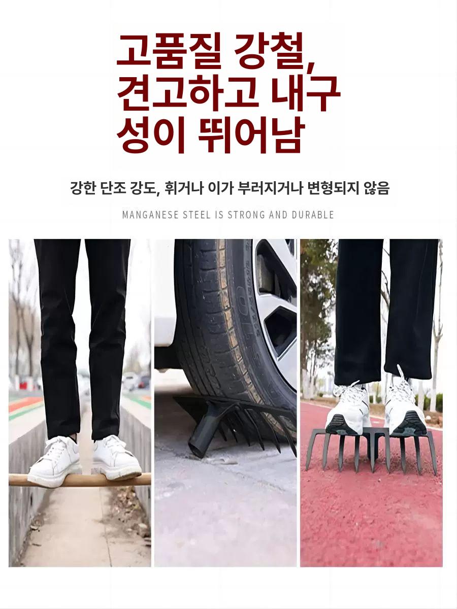 농업용 괭이 삼지창 고르기 갈퀴 원예 밭갈이 돌 쟁쇠 농사용 텃밭 기구 쇠스랑 손잡이없음 - 상세 이미지 5