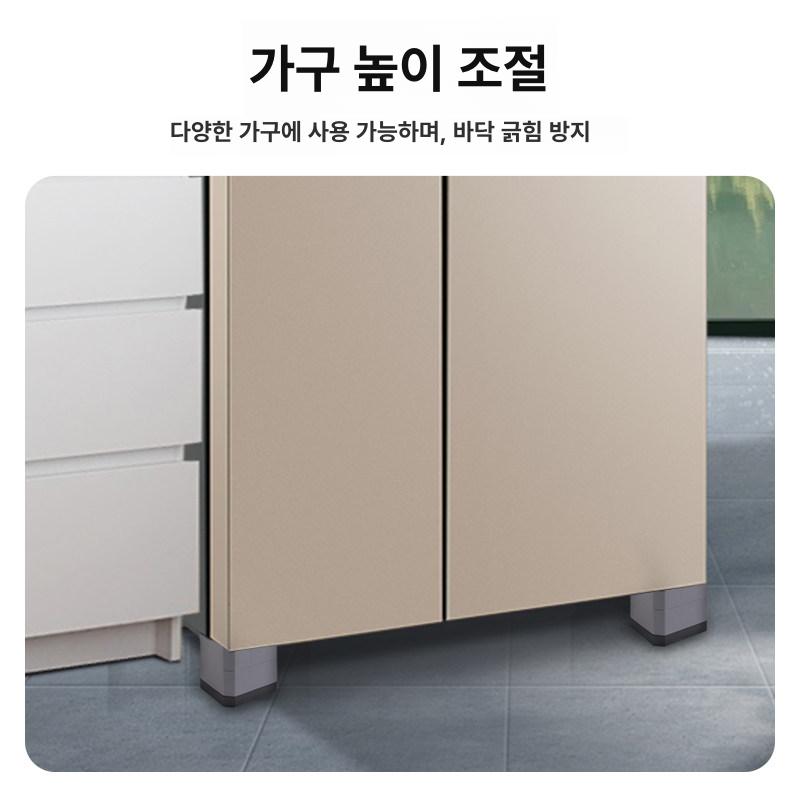가구 높이조절 다리 침대발 매트 받침 - 상세 이미지 4