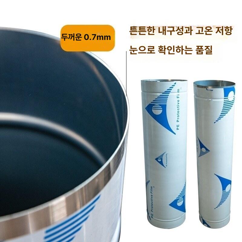 연통 가림막 팔꿈치형 배기관 스테인리스 굴뚝 파이프 - 상세 이미지 3