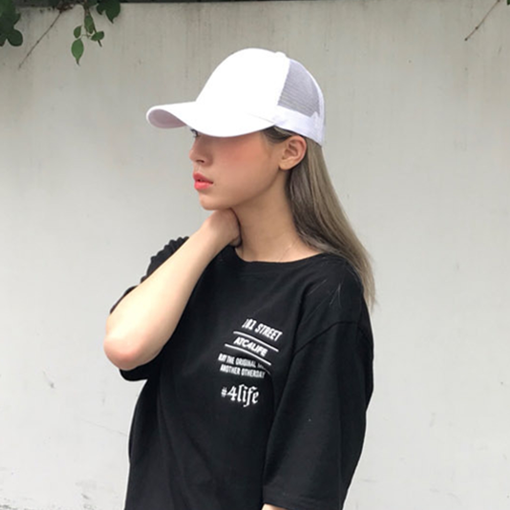무지 모자 무지 볼캡 소두 착시 빅사이즈 모자 - 상세 이미지 3