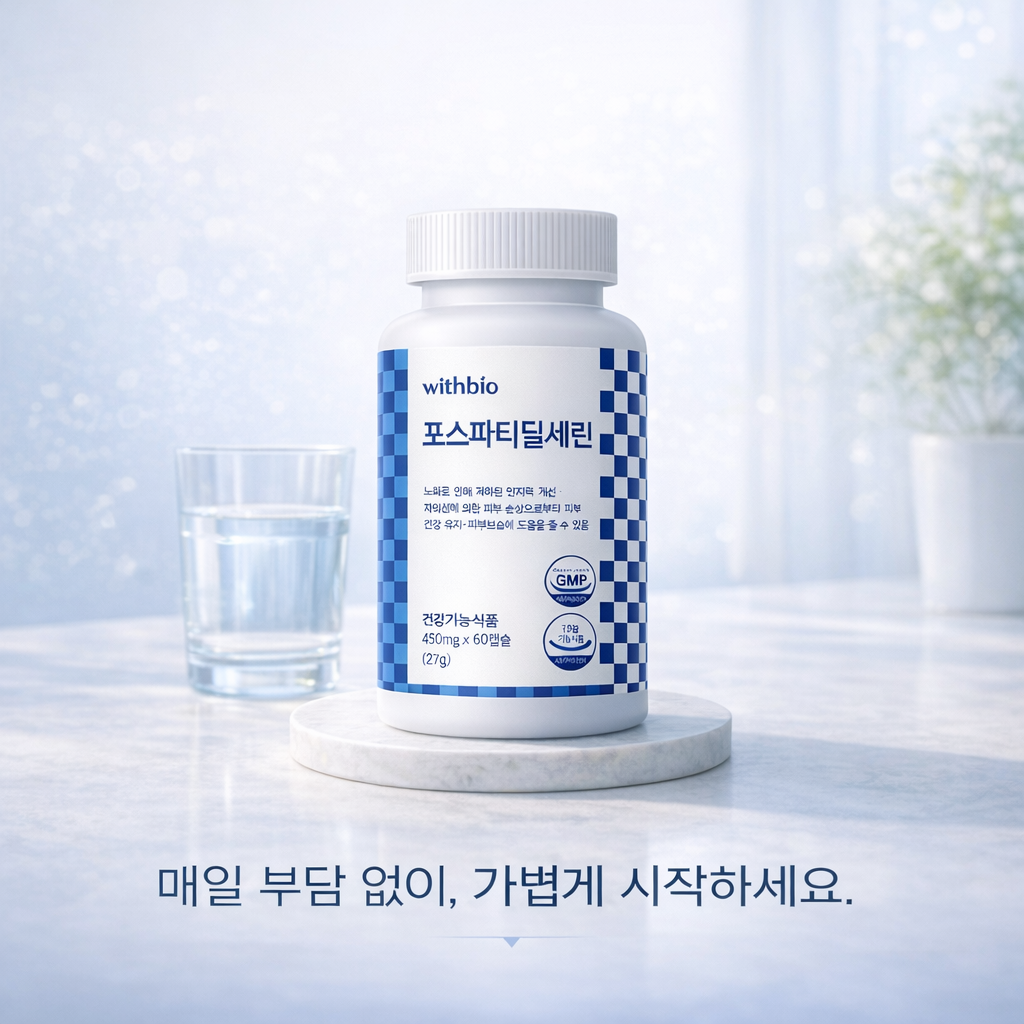 포스타틴딜세린 인지력 포스파티딜세린효능 포스티딜세린 60캡슐, 3개 이미지 6
