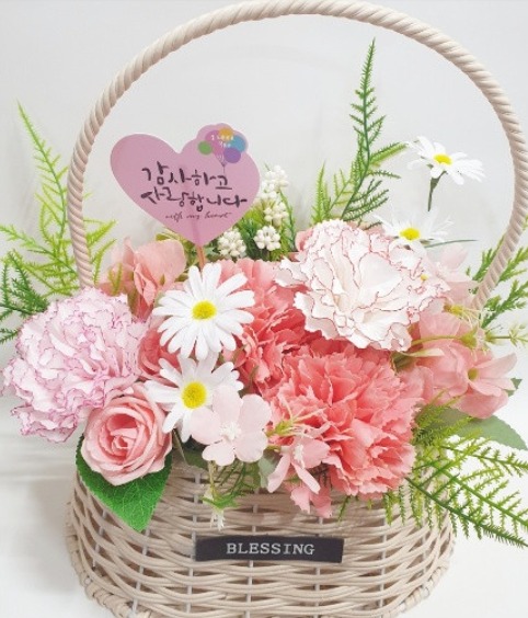 돈꽃다발 어버이날 카네이션 돈다발 꽃바구니 - 상품 이미지