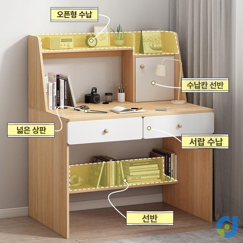 원목 컴퓨터책상 테이블 소형 작업대 컴퓨터 미니 소형책상 서재 가정용 접이식 노트북 엔틱 - 상세 이미지 2