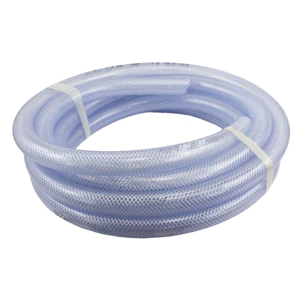 두다 에너지 pvc125-025피트 25인치 x 1-1/4인치 ID 고압 땋은 투명 유연한 PVC 튜브 헤비 듀티 UV 화학 저항 비닐 호스 워터 오일 - 상품 이미지