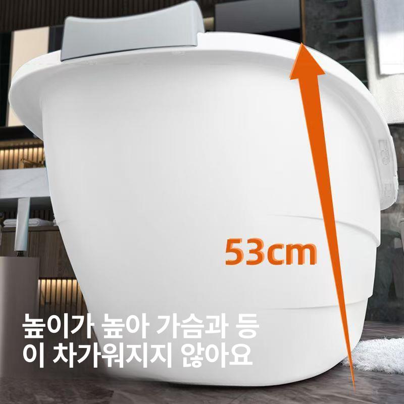 성인 욕조 이동식 대형 사우나 접이식 성인욕조 휴대용 원터치 간이 목욕 성인접이식욕조 - 상세 이미지 5