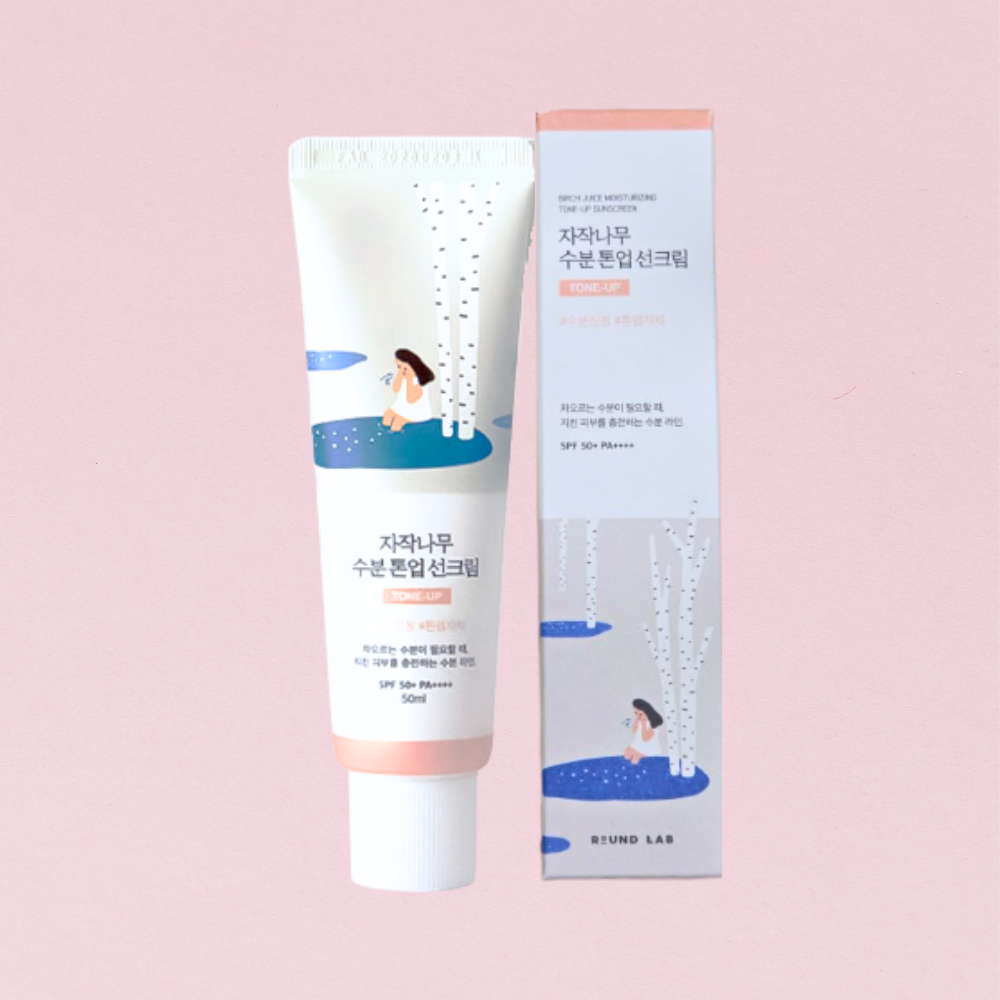 라운드랩 자작나무 수분 톤업 선크림 50ml (SPF 50+ PA++++) x1개 - 상품 이미지