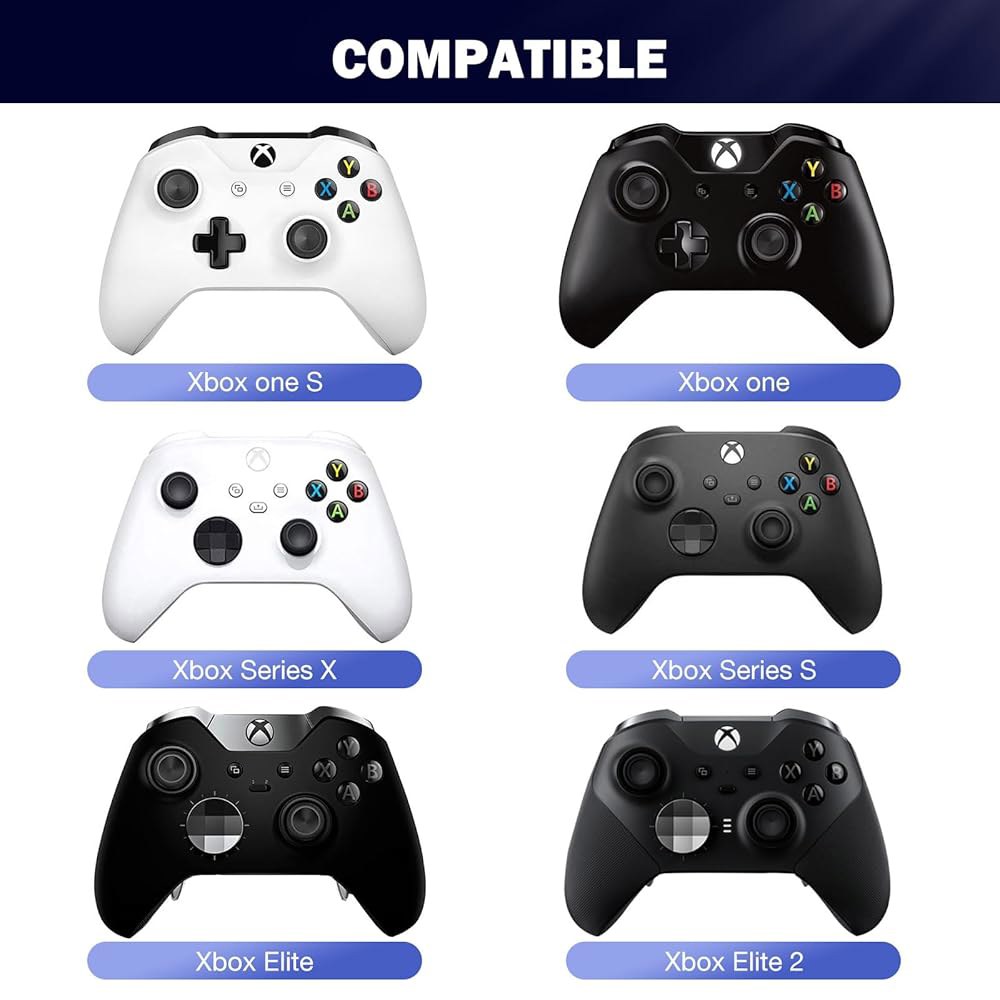 Xbox One 컨트롤러용 MoKo RGB 백라이트 키보드, Series X/S, 무선 채팅패드 키패드, 2.4G 리시버, S/Elite용 액세서리 Colorful - 상세 이미지 2