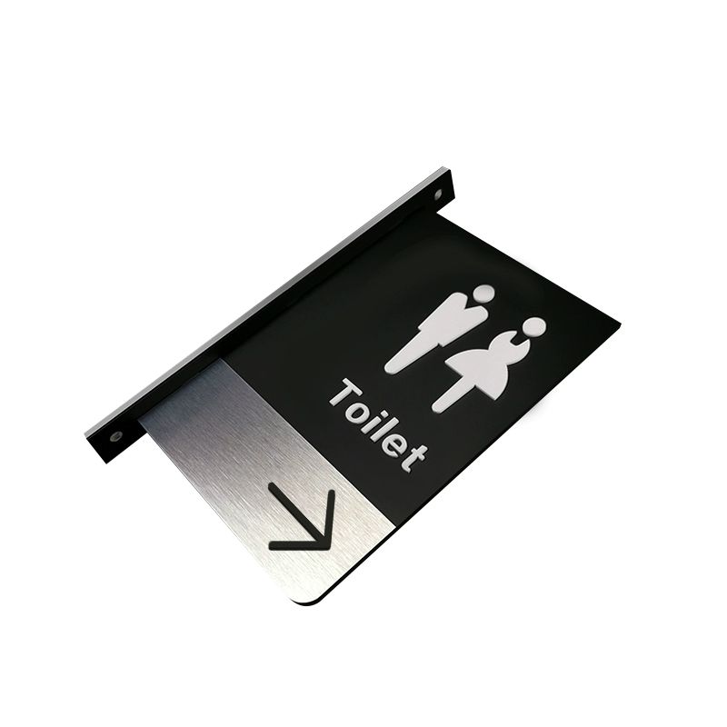 화장실 안내판 돌출 표지판 양면 알림판 간판  - 상품 이미지