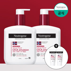 뉴트로지나 고보습바디로션 시카에멀젼 310ml 2개 구성 긴 시간 촉촉함 원하는 주부를 위한 선택