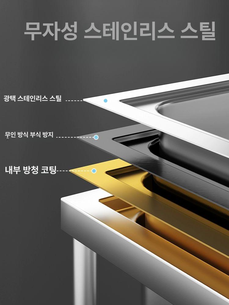 이동식 싱크대 계수대 개수대 원룸 세면대 미니 주방 소형 캠핑 손빨래 베란다 애벌 보조 - 상세 이미지 5