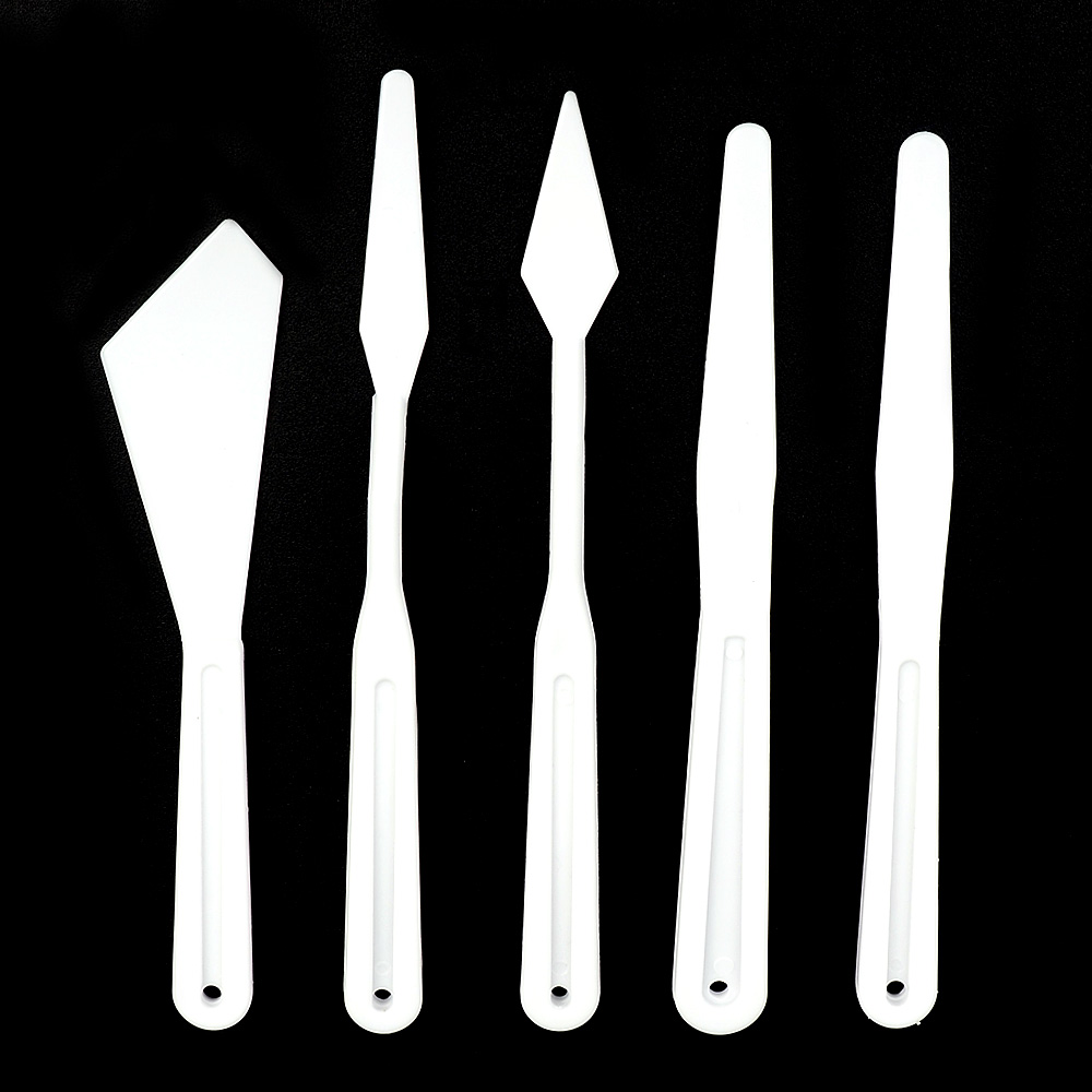 미술용 스파츌라 그림 팔레트 미술 칼 나이프 5P - 상세 이미지 4