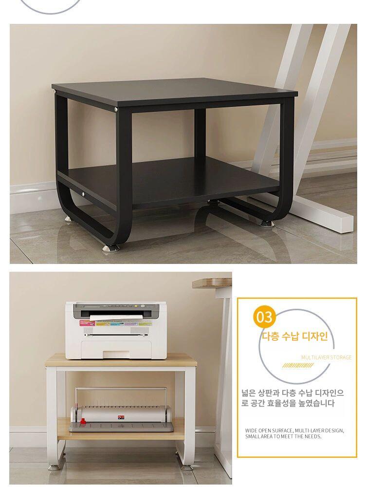 프린터 받침대 선반 거치대 사무실 본체 다이 수납 데스크탑거치 다기능 - 상세 이미지 3