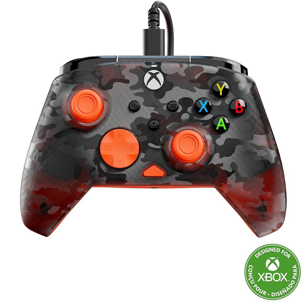 터틀 비치 리매치 코어 유선 게임 컨트롤러 - Xbox Series X|S, One 및 Windows PC용 라이선스 오디오 컨트롤, 럼블 모터 임펄스 트리거, 동반 앱 고스트 - 상품 이미지
