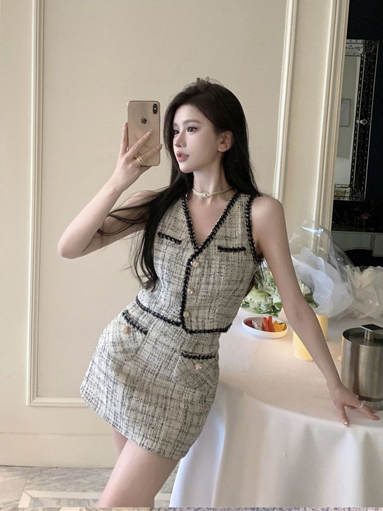 여성스커트투피스 세트 탑 미니 치마 튜브 롱스커트 여성 섹시한 스커트 롱 - 상세 이미지 3