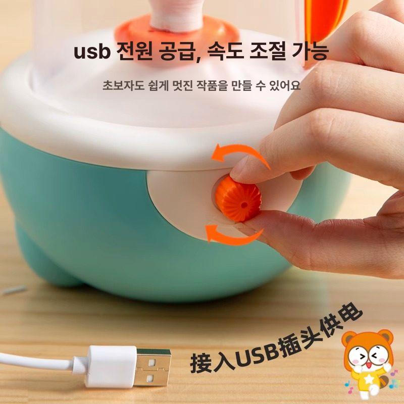 도자기 만들기 키트 도예 공예 DIY 점토 클레이 전동 도예기 세트 - 상세 이미지 3