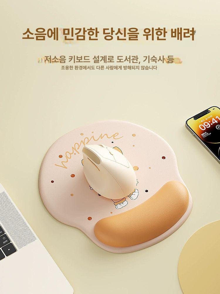 무선 버티컬마우스 손목보호 무소음 마우스 사무용 사무실 무선마우스 손목 노트북 세미 미니 - 상세 이미지 5