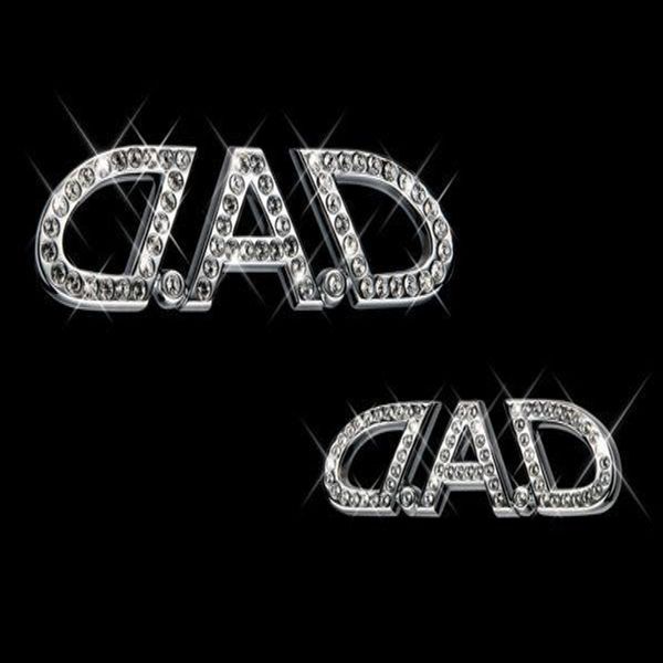 자동차 튜닝 엠블럼 DAD 로고 크롬 엠블럼 - 상품 이미지