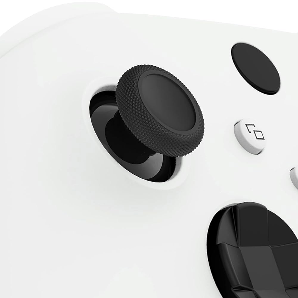 Xbox Series X & S용 익스트림레이트 교체 엄지스틱, 무선 컨트롤러용 조이스틱 수리 키트, One S / Elite 맞춤형 아날로그 스틱 버튼 - 검은색 Black - 상세 이미지 2