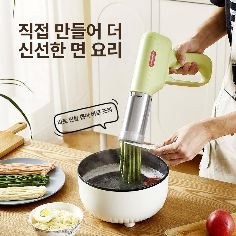면 제조기 가정용 휴대용 스테인리스 핸디형 파스타 제면기 국수 소형 면발 기계 만들기 - 상세 이미지 3