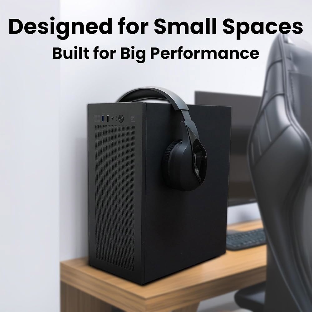 잘만 CUBIX 컴팩트 미니 타워 mATX PC 케이스, 튼튼한 0.8T 스틸 섀시, 마이크로 ATX DTX ITX SFX HTPC 소형 폼 팩터 섀시(USB 3.0, 80mm - 상세 이미지 3