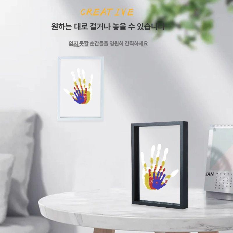 가족 손도장 커플 커플손도장액자 DIY 손발조형물 발도장 인테리어 액자 - 상세 이미지 3