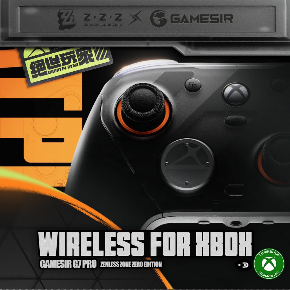 GameSir G7 Pro 무선 게임 컨트롤러 - Xbox Series X|S, One, Windows PC 및 Android, TMR 조이스틱, 1000Hz 폴링 속도, 충전 - 상세 이미지 2