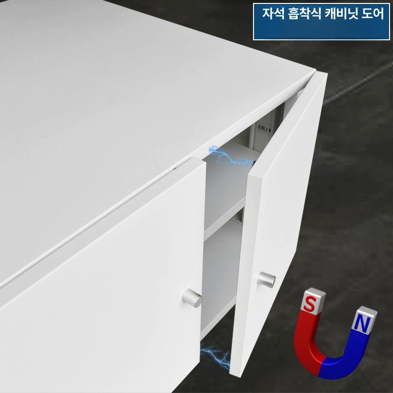 프린터 거치대 선반 사무실 복사기 복합기 랙 철제 캐비닛 책상 프린터거치대 받침 프린트 - 상세 이미지 5