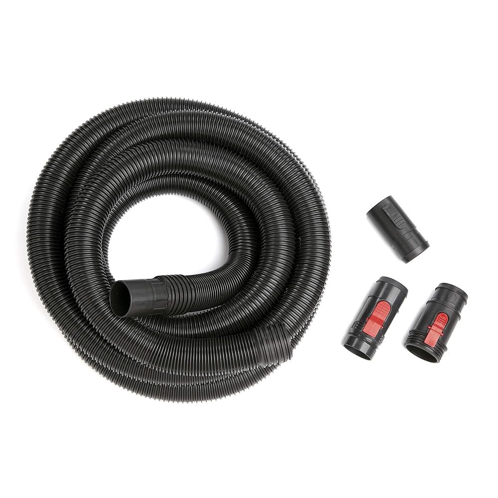 장인 CMXZVBE38759 2-1/2인치 x 20피트 POS-I-LOCK 습식 건식 진공 호스 부착 키트, 산업용 등급 상점 교체 호스, 2-1/2인치의 대부분의 습식/건조 청소 - 상품 이미지