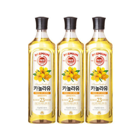 사조 카놀라유 900ml 3개