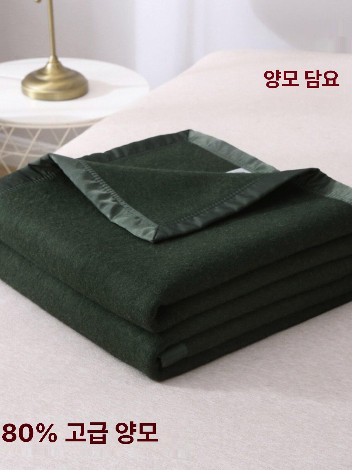 군용 대형 모직 두꺼운 담요 모포 이불 캠핑 할머니 - 상세 이미지 4