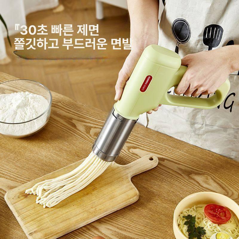 면 제조기 가정용 휴대용 스테인리스 핸디형 파스타 제면기 국수 소형 면발 기계 만들기 - 상세 이미지 4