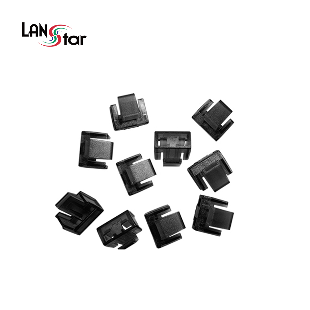 랜포트 락 잠금장치 RJ45 포트 보안잠금 커넥터 100개입 (LS-LAN1021-P100-BK) - 상품 이미지