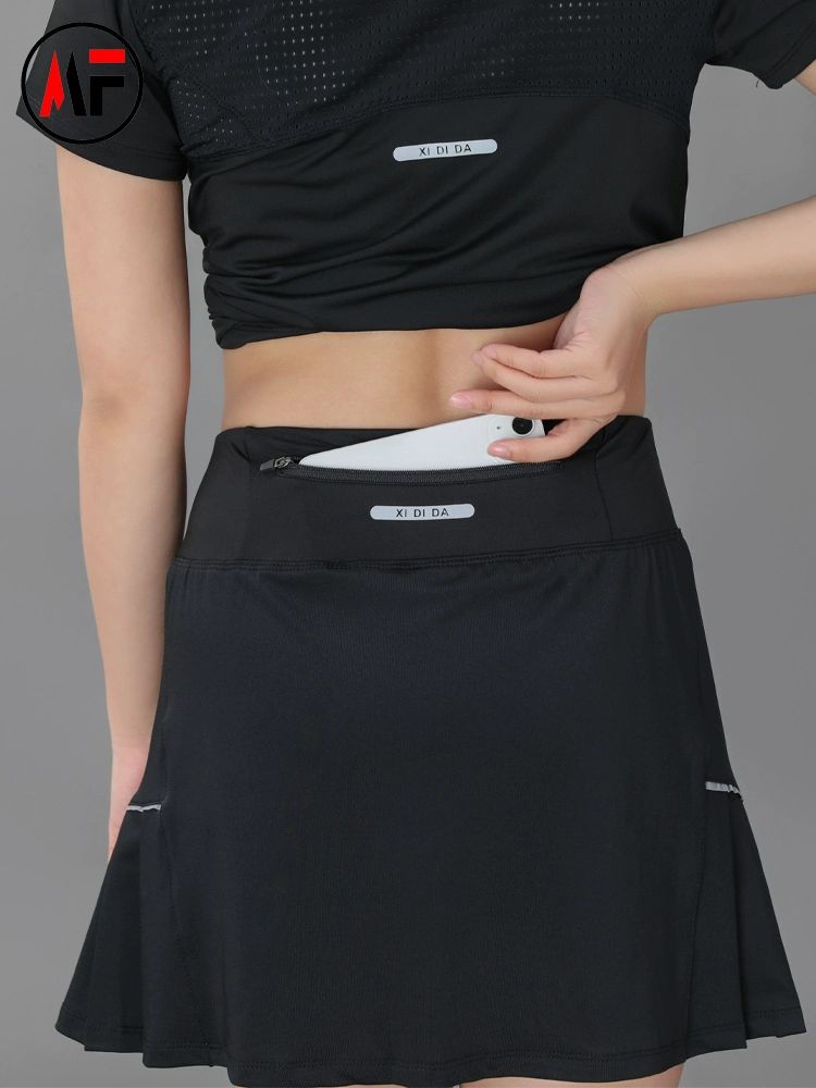 테니스치마 스포츠 스커트 미니 볼링치마 여성 캐주얼 - 상세 이미지 5