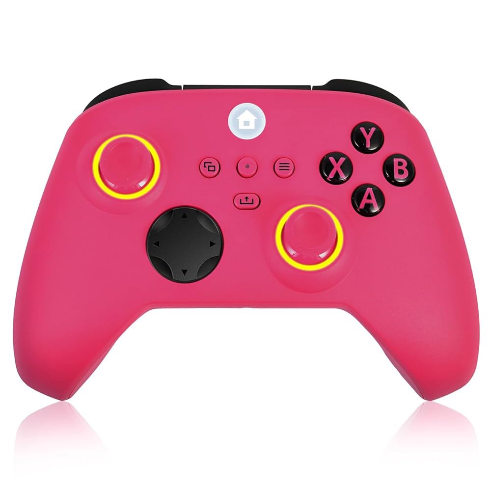 해볼 Xbox One 컨트롤러, RGB LED 라이트 2.4GHz 무선 X /S Series /S와 호환되며 3.5mm 오디오 헤드폰 잭 및 800mAh 충전식 내장 배터리, 딥 - 상품 이미지