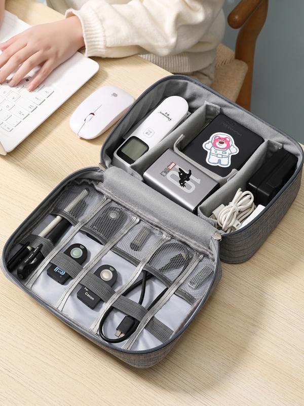 휴대용 방수 케이블 정리 가방 USB 데이터 충전기 여행용 - 상세 이미지 4