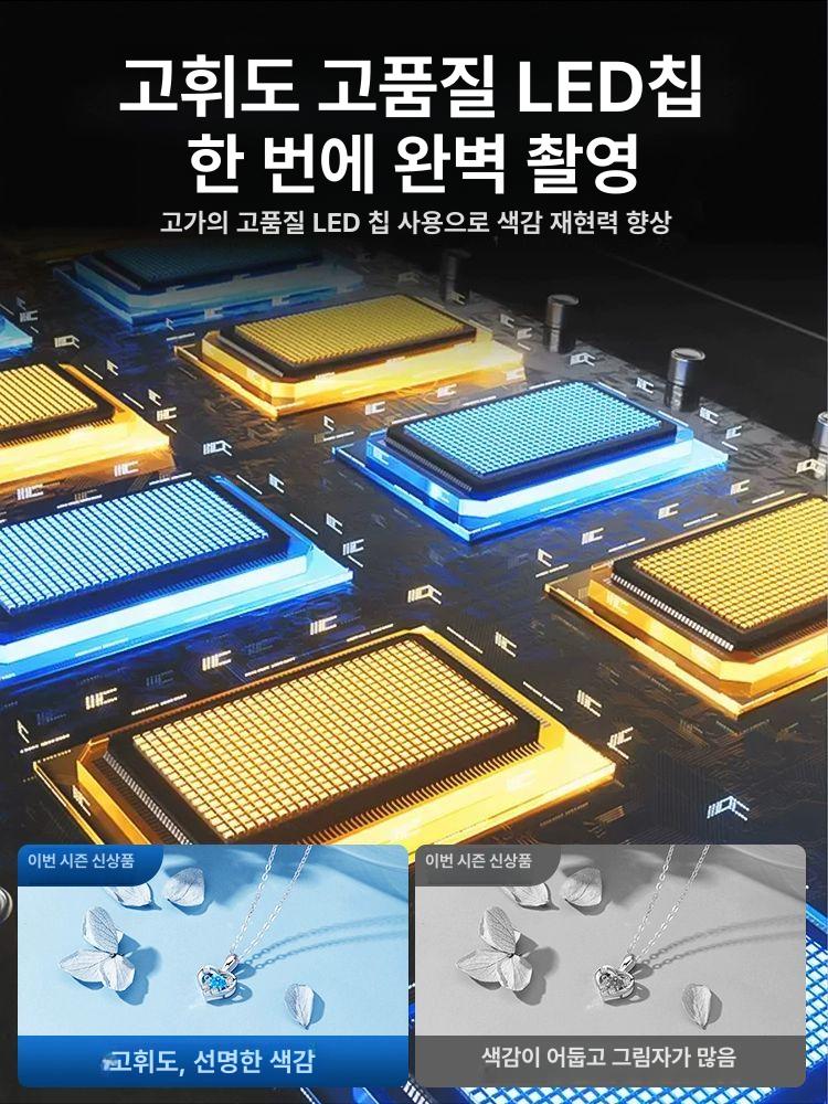 제품촬영 포토부스 휴대용 미니 제품 노출 셀프 소품 미니스튜디오 간이 부스 촬영 대형 - 상세 이미지 4