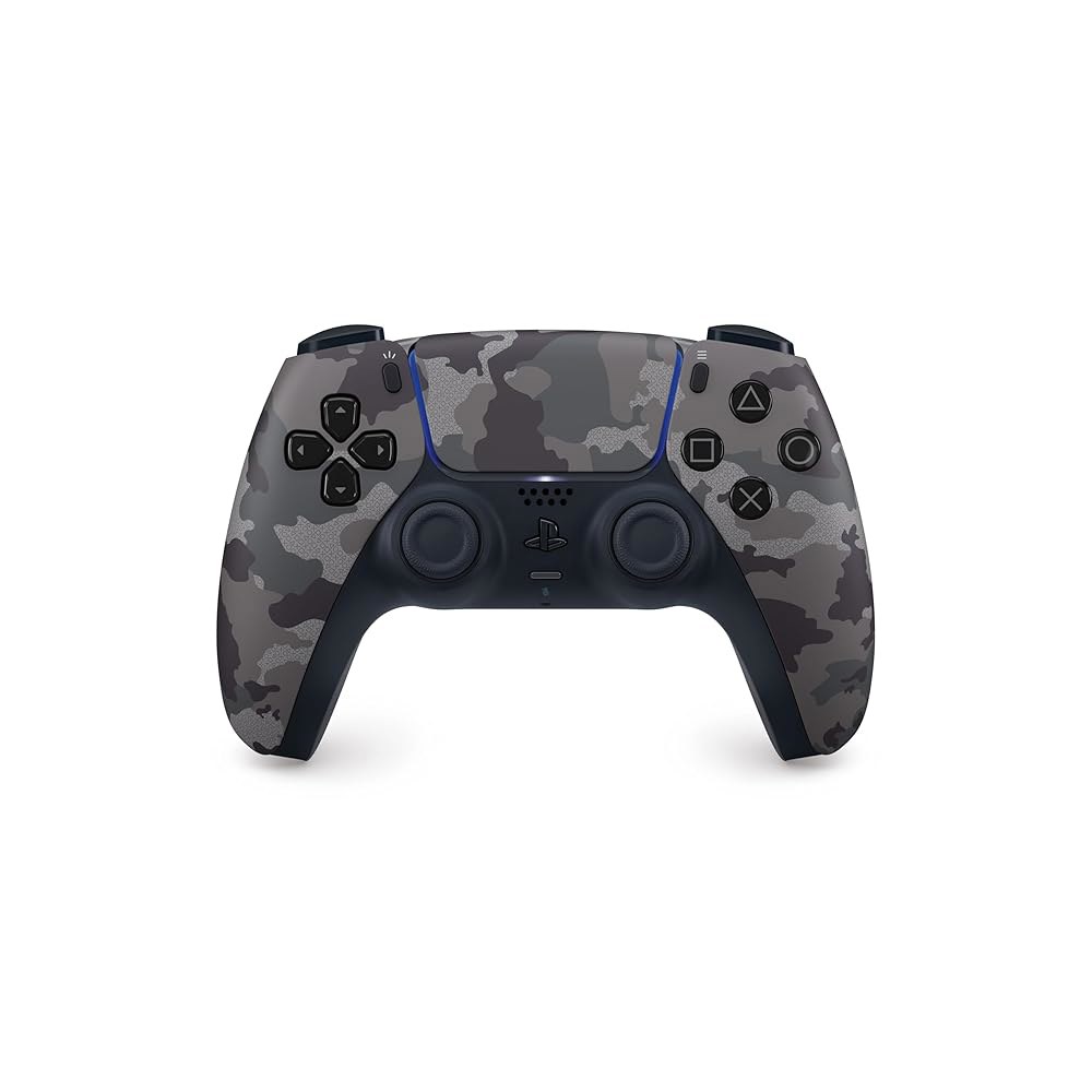 PlayStation DualSense 무선 컨트롤러 u2013 회색 위장 - PS5, PC, MAC 및 모바일용 - 상품 이미지