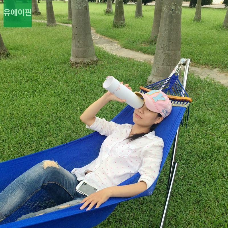 흔들 해먹 침대 접이식 야외 의자 체어 해먹침대 그물침대 초경량 베드 모기장 그네 캠핑 - 상세 이미지 5