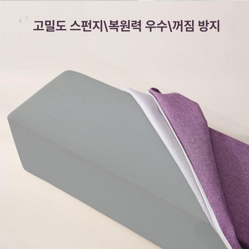 침대 틈새막이 벽 쇼파 롱쿠션 블루 옆 확대 가드 자리 - 상세 이미지 2