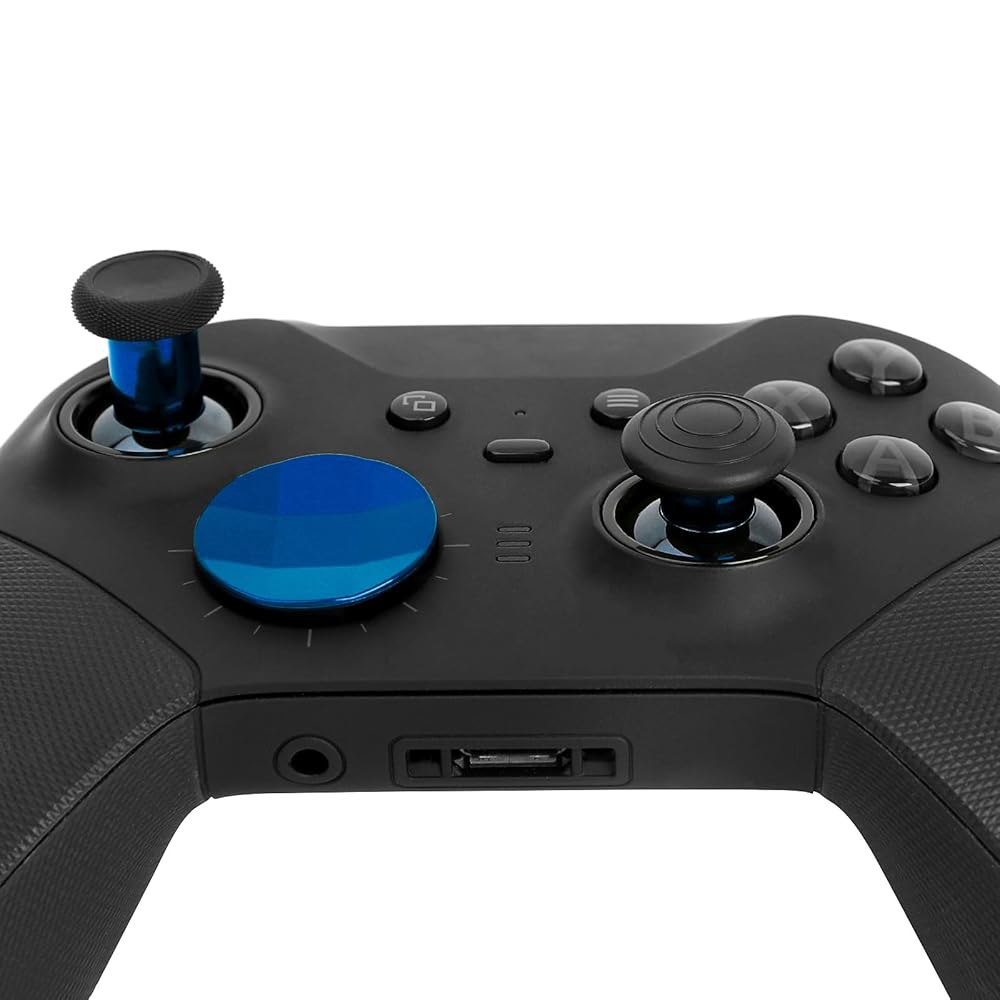 Xbox One Elite 시리즈 2, 엘리트 2 코어 컨트롤러 부품, 게임 액세서리 교체, 메탈 모드 6 스왑 조이스틱, 패들 4개, D패드 2개, 도구 1개(플레이팅 블루)용 - 상세 이미지 3