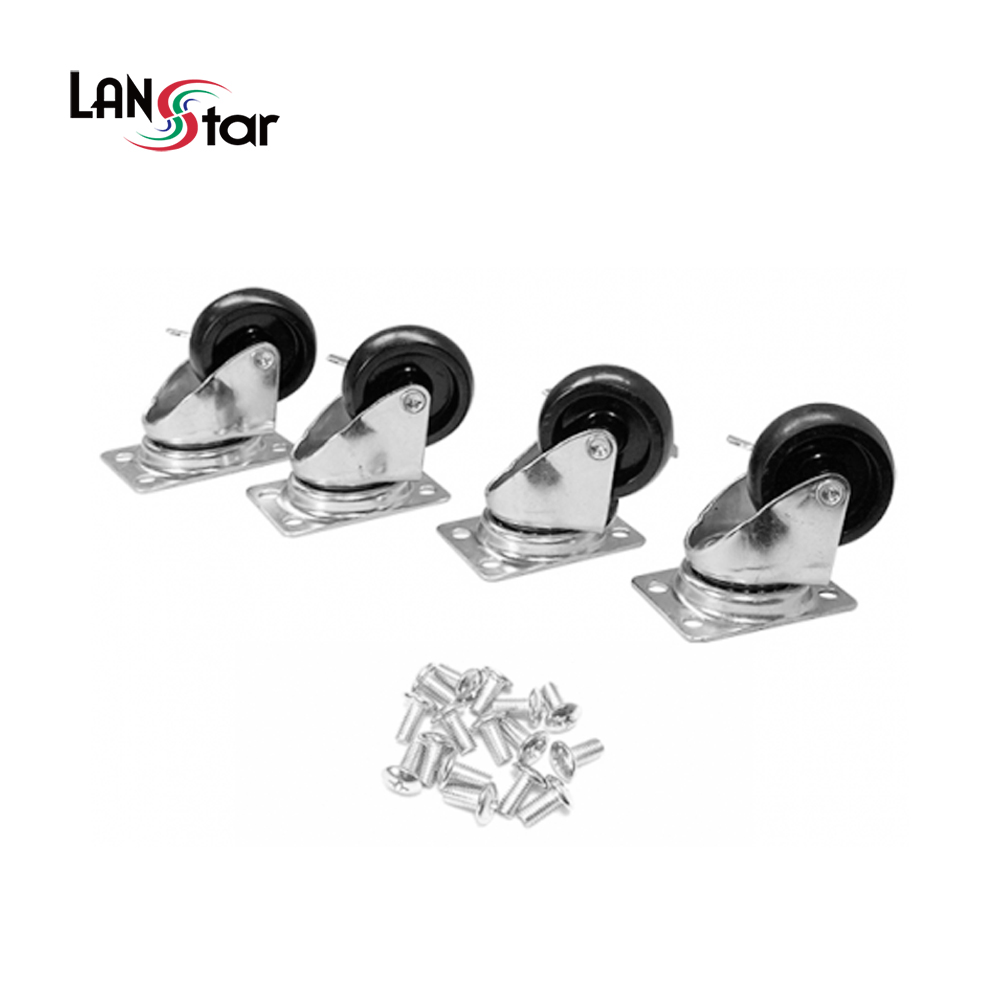 랜스타 LS-RACK-ROLLER 허브랙 서버랙 겸용 바퀴 4개 SET - 상품 이미지