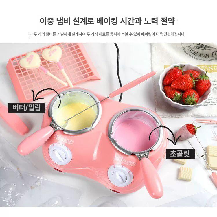 초콜릿중탕기 퐁듀 녹이는 중탕볼 초콜렛 스프 용융 중탕 - 상세 이미지 4