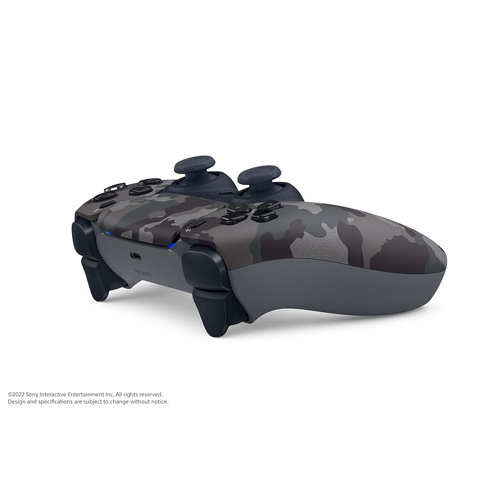 PlayStation DualSense 무선 컨트롤러 u2013 회색 위장 - PS5, PC, MAC 및 모바일용 - 상세 이미지 3
