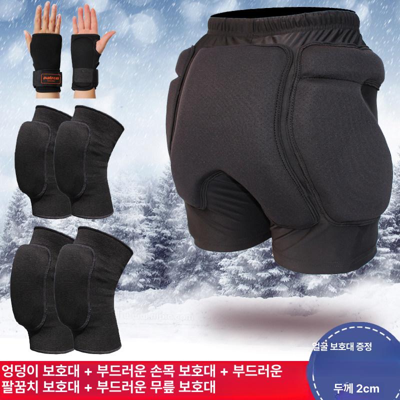 노인 엉덩이 보호대 낙상방지 쿠션 패드 어르신 고관절 꼬리뼈 보호 바지 - 상세 이미지 2